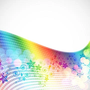 Abstract spectrum halftone background Stock Illustration