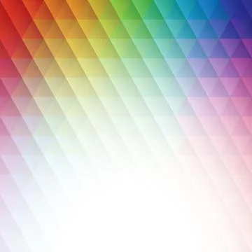 Abstract Spectrum Triangle Stock Illustration