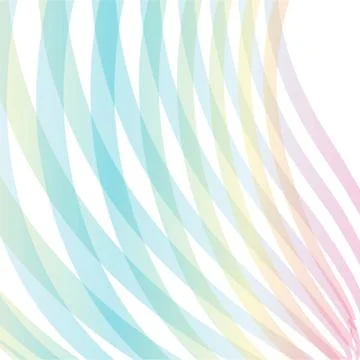 Abstract Spectrum Waves Stock Illustration