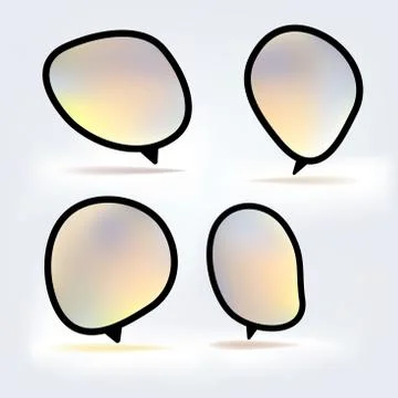 Abstract speech bubble background.  + EPS8 Stock Illustration