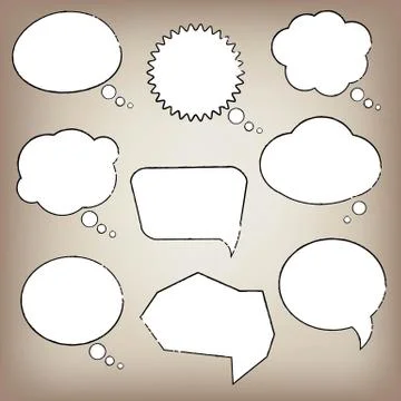 Abstract speech bubble Stock Illustration