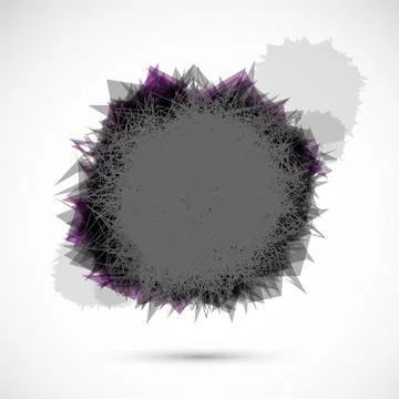 Abstract speech bubble. Stock Illustration