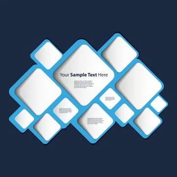 Abstract Speech Bubble Stock Illustration