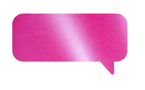 Abstract speech bubble isolated on transparent background. Blank modern Stock Photos