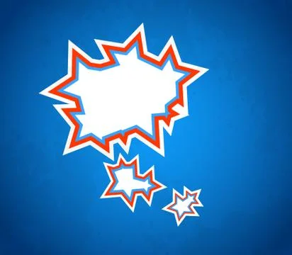 Abstract speech bubbles Stock Illustration