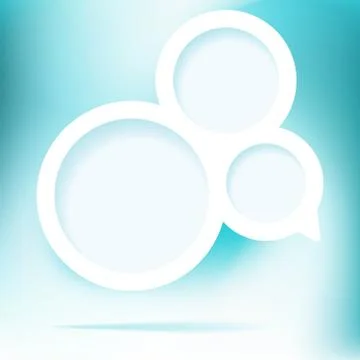 Abstract speech cloud of color bubbles.  + EPS8 Stock-Illustration