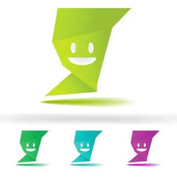 Abstract speech smile fece.  + EPS8 Stock Illustration