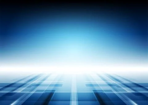 Abstract speed blue tech futuristic background イラスト素材