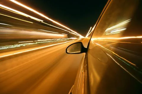 Abstract speed drive Foto stock