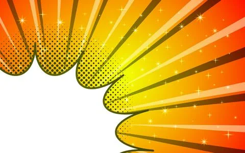 Abstract speed explosion comic background. Vector design. Illustrazione stock