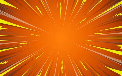 Abstract speed explosion comic background. Vector design. Stockillustratie