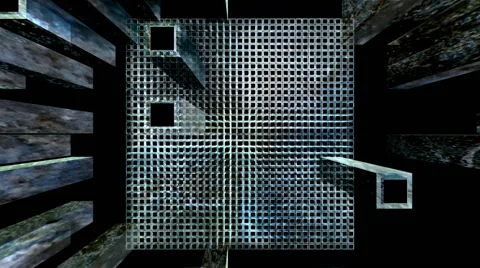 Abstract speed infinity geometry motion graphic loop Stock Footage 52150957