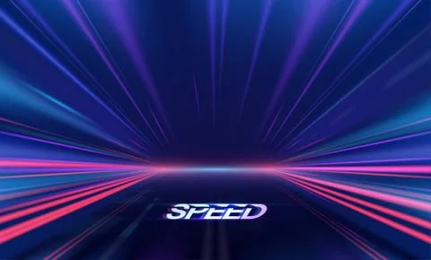 Abstract speed lights motion background Stock Illustration