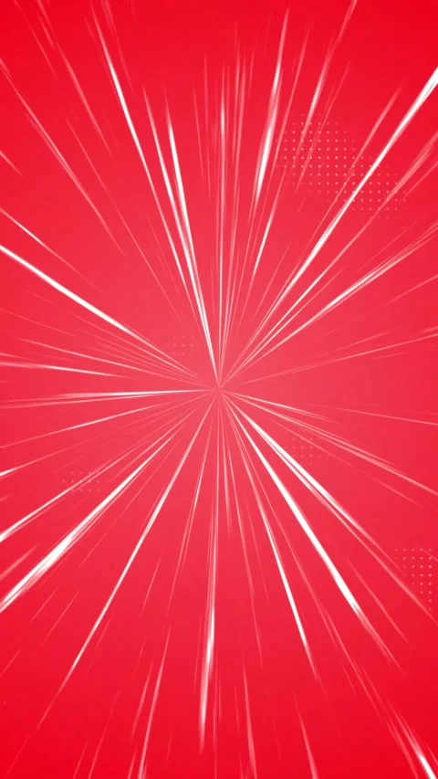 Abstract speed line red background with halftone Stock Footage 310494331