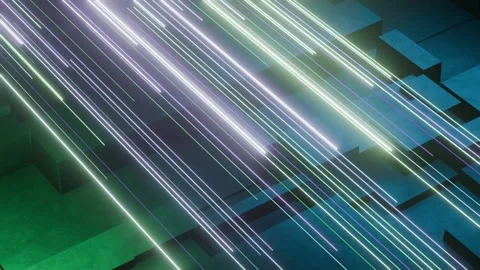 Abstract Speed Lines Data Flow – Global Business Network Technology Background Stock Footage 341706174