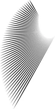 Abstract speed lines effect on transparent background. Stock Illustration