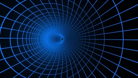 Abstract speed motion in a virtual reality portal Stock Footage 115067283