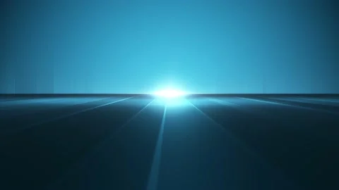 Abstract Speed race With Light Fx Landscape Background Loop Stock Footage 142797206
