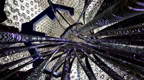 Abstract speed Tunnel 3d motion graphic Stock Footage 52160035