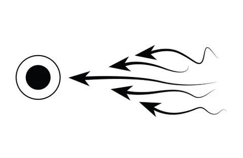 Abstract sperm icon, sperm icon and sperm vector that runs towards the egg. O Stock Illustration