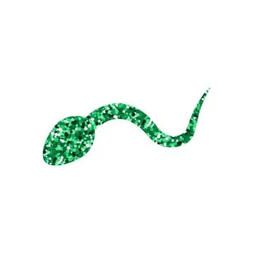 Abstract sperm sign. Stock Illustration