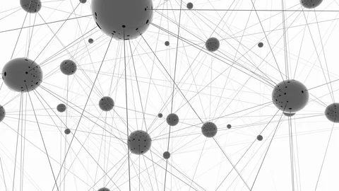 Abstract sphere background 4k Stock Footage 93582161