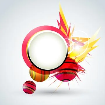 Abstract sphere background Stock Illustration