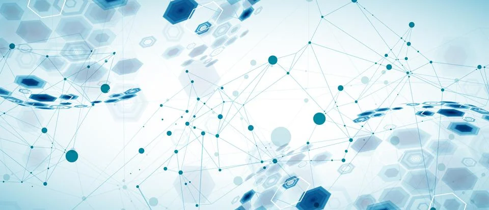 Abstract sphere background with plexus effect. 3D surface. Stock Illustration