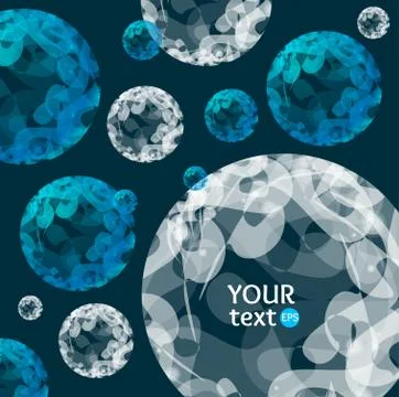 Abstract Sphere Background. Vector Stock Illustration