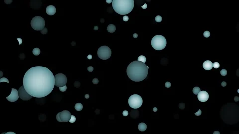 Abstract sphere blink animation motion graphics in dark background. Stock Footage 312312590