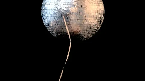 Abstract sphere with a dancing ribbon. Stock Footage 119081443