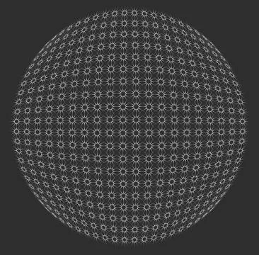 Abstract sphere element Stock Illustration