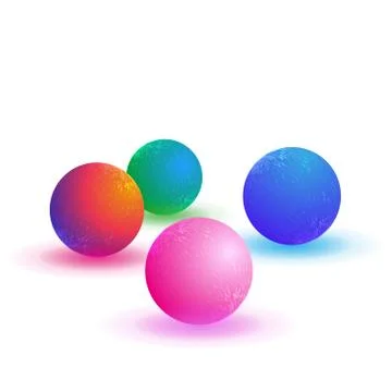 Abstract sphere. Glowing orb Glossy colorful abstract sphere. Technology sphe イラスト素材