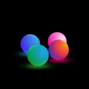 Abstract sphere. Glowing orb Glossy colorful abstract sphere. Technology sphe Stock Illustration