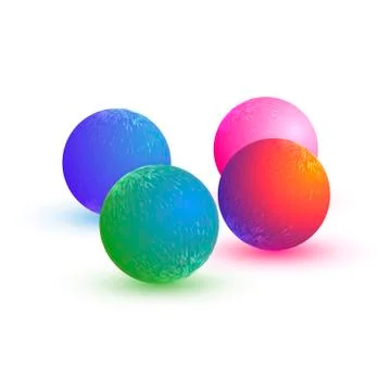 Abstract sphere. Glowing orb Glossy colorful abstract sphere. Technology sphe Stock Illustration