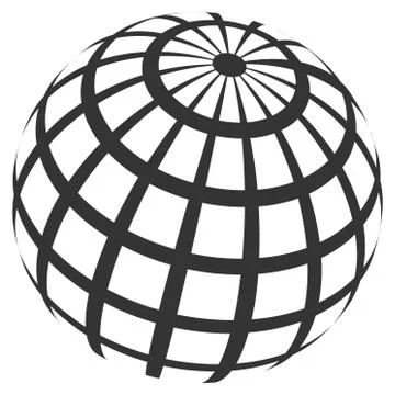 Abstract Sphere Grid イラスト素材