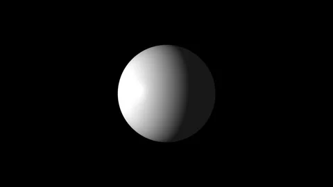 Abstract sphere illuminating gradually against black background abstract mo.. Video stock 337805184