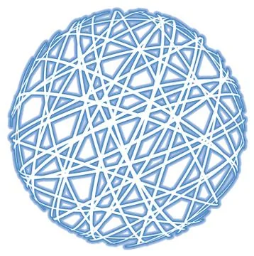 Abstract sphere Stock Illustration