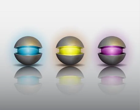 Abstract sphere Stock Illustration