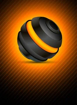 Abstract sphere Stock Illustration