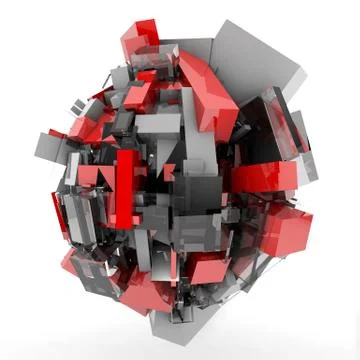 Abstract sphere Stock Illustration