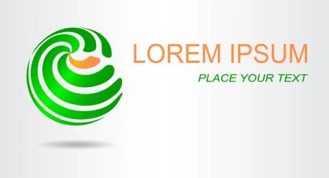 Abstract sphere Stock Illustration