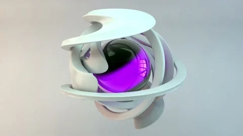 Abstract Sphere - Intro Video stock 8847511