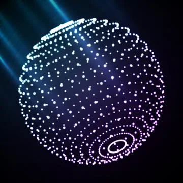 Abstract sphere light Stock Illustration