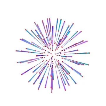 Abstract sphere from lines and dots. 스톡 일러스트