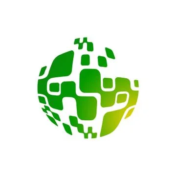 Abstract sphere molecules design. Vector illustration. Group of atoms for che Stock Illustration