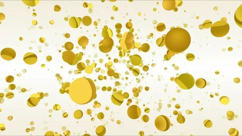 Abstract Sphere or Planet Landscape Travel Animation - Loop Yellow Stock Footage 86827572