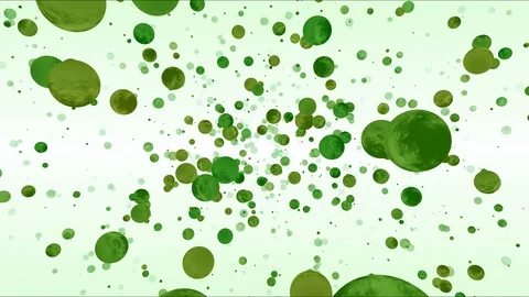 Abstract Sphere or Planet Landscape Travel Animation - Loop Green Stock Footage 86827901