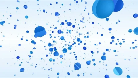 Abstract Sphere or Planet Landscape Travel Animation - Loop Blue Stock Footage 86828398
