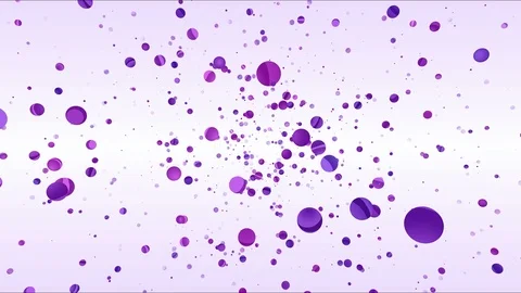 Abstract Sphere or Planet Landscape Travel Animation - Loop Purple Video stock 86828687
